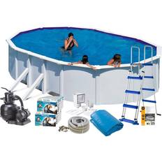 Swim & fun oval pool package Swim & Fun Oval Pool Package 7.3x3.75x1.32m