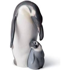 Lladro Brugskunst Lladro Penguin Love Dekorationsfigur 22cm