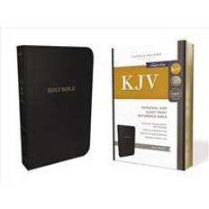 KJV, Reference Bible, Personal Size Giant Print, Leather-Look, Black, Red Letter Edition (Paperback, 2017)