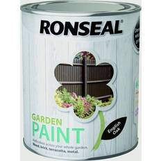 Brown Paint Ronseal Garden Wood Paint Brown 0.75L