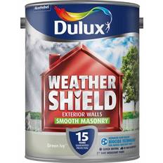 Dulux Green Paint Dulux Weathershield Smooth Masonry Wall Paint Green Ivy 5L