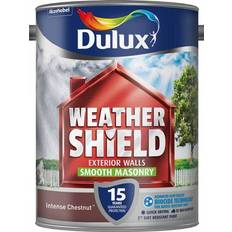 Dulux Brown - Wall Paints Dulux Weathershield Smooth Masonry Wall Paint Intense Chestnut 5L