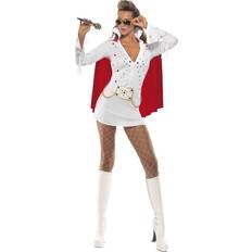 Celebrity Fancy Dresses Fancy Dress Smiffys Elvis Viva Las Vegas Costume White