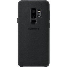 Samsung Galaxy S9+ Coques de téléphone portable Samsung Coque en Alcantara S9 Noir