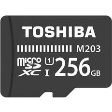 Toshiba Hukommelseskort & USB Stik Toshiba M203 MicroSDXC Class 10 UHS-I U1 100MB/s 256GB +Adepter