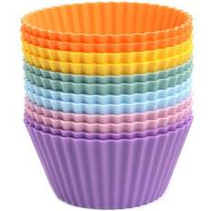 Silikon Muffinsformar Pufz Rainbow pastel Muffinsform 7 cm 0.075 L