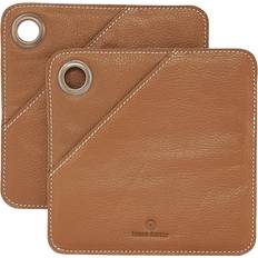 Pelle Presine House Doctor HDSquare Presina Marrone (20.5x20.5cm)