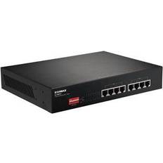 Interruttori Edimax ES-1008P V2 8-Port Fast Ethernet Poe+ With Dip Switch (10/100)