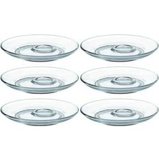 Glas Platten Leonardo Senso Saucer Plate 15cm 6pcs