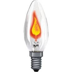 Bougie Lampes LED Paulmann Ampoule à incandescence 97 mm 230 V E14 3 W clair forme de flamme Contenu 1 pc(s)