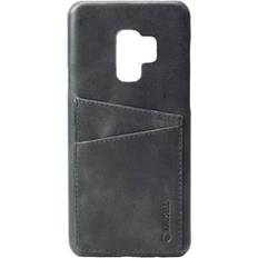 Krusell Sunne 2 Card Cover Coque de protection pour téléphone portable cuir vieilli nu pour Samsung Galaxy S9