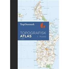 Topografisk atlas danmark Trap Danmark topografisk atlas (Indbundet, 2017)