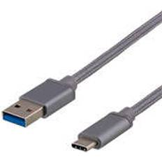 Deltaco USB A-USB C 3.1 (Gen.1) 1m