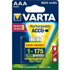 Varta AAA Accu Rechargeable Power 800mAh 2-pack