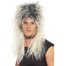 Smiffys Hard Rocker Wig Two Tone Blonde