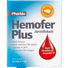 Verenkierto Suolistoterveys Pharbio Hemofer Plus 60 pcs