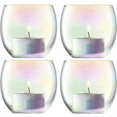 Candle Holders LSA International Pearl 4-pack Candle Holder 6.5cm 4pcs