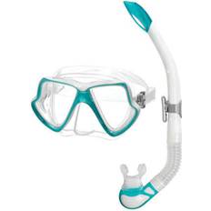 Mares Snorkelsets Mares Set Wahoo Green, Unisex, Apparatuur, Trainingsapparatuur, Zwemmen, Groen