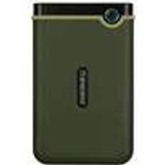 1tb hard drive external Transcend 1TB Storejet 25M3 USB 3.1 Portable External Hard Drive, Military Green