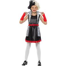 Smiffys Costume da Crudelia de Mon per bambina