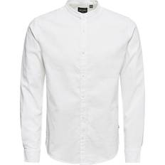 Only & Sons Solid Long Sleeved Shirt - White