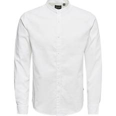 Solid Long Sleeved Shirt - White