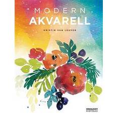 Svenska akvarell böcker Modern akvarell (Inbunden, 2018)