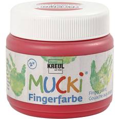 À base d'eau Peintures pour les doigts Kreul Finger Paint Red 150ml