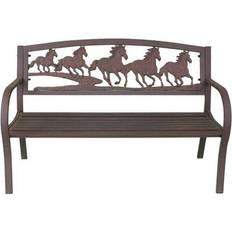 Gardeco Running Horses Garden Bench