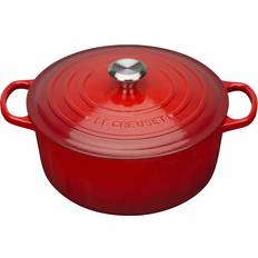 Le Creuset Fonte Ustensiles de cuisine Le Creuset Cerise Signature Cast Iron Round 5.3 L 26 cm