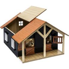 Kids Globe Horse stable with 2 Boxes and Storage, 1:24