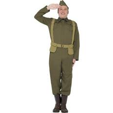 40's Fancy Dresses Fancy Dress Smiffys WW2 Home Guard Private Costume