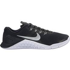 Silver - Women Gym & Training Shoes Nike Metcon 4 W - Black/Metallic Silver/White/Volt