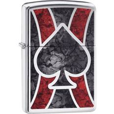 Zippo Bensin - Ficktändare - Silver Zippo Windproof Spade Design