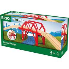 Plastique Extensions de Voie de Train BRIO Curved Bridge 33699