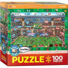 Sports Classic Jigsaw Puzzles Eurographics Spot & Find Soccer 100 Pieces