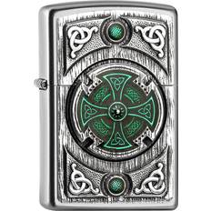 Zippo Tändare på rea Zippo Windproof Celtic Green Cross