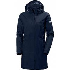 Poliamida Chubasqueros Helly Hansen Abrigo Largo Aden Para Mujer - Marino