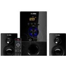 Display Altoparlanti per computer SVEN MS-2050 Set 55 W PC/PC Portatile Nero 2.1 Canali 25 W Bluetooth