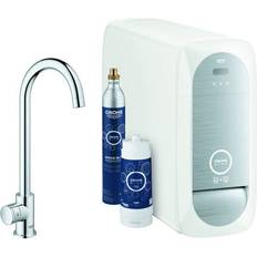 Sparkling Water Tap Kitchen Taps Grohe Blue Home Mono (31498001) Chrome