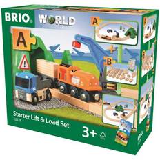 Plastique Circuits de Train BRIO Starter Lift & Load Set 33878