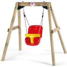 Swing Sets Playground Plum Wooden Baby Swing Set