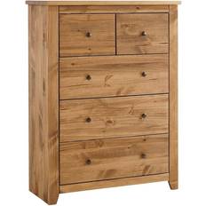 Natural Chest of Drawers LPD Furniture Havana Chest of Drawer 90x120cm