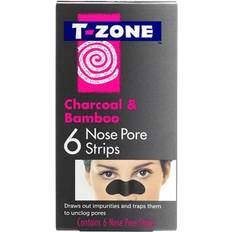 Blackheads Facial Masks T-Zone Charcoal & Bamboo Nose Pore Strips 6-pack