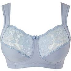 Bh miss mary lovely lace bh Miss Mary Lovely Lace Non-Wired Bra - Dusty Blue