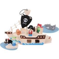 Bigjigs Mini Pirate Ship Playset