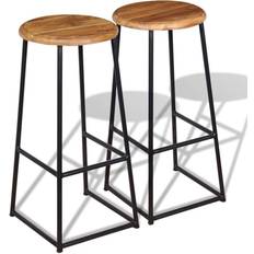 vidaXL 243459 2-pack Bar Stool 76cm