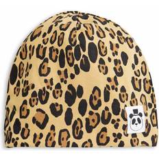 Mini rodini leopard Barnkläder Mini Rodini Basic Leopard Beanie - Beige (1000001913)