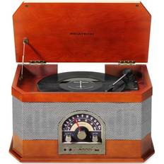Systèmes Audio Ricatech Platine Vinyle 33/45/78 Tours Vintage RMC82