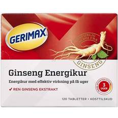 Præstationsøgende Vitaminer & Mineraler Gerimax Ginseng Energikur 120 stk